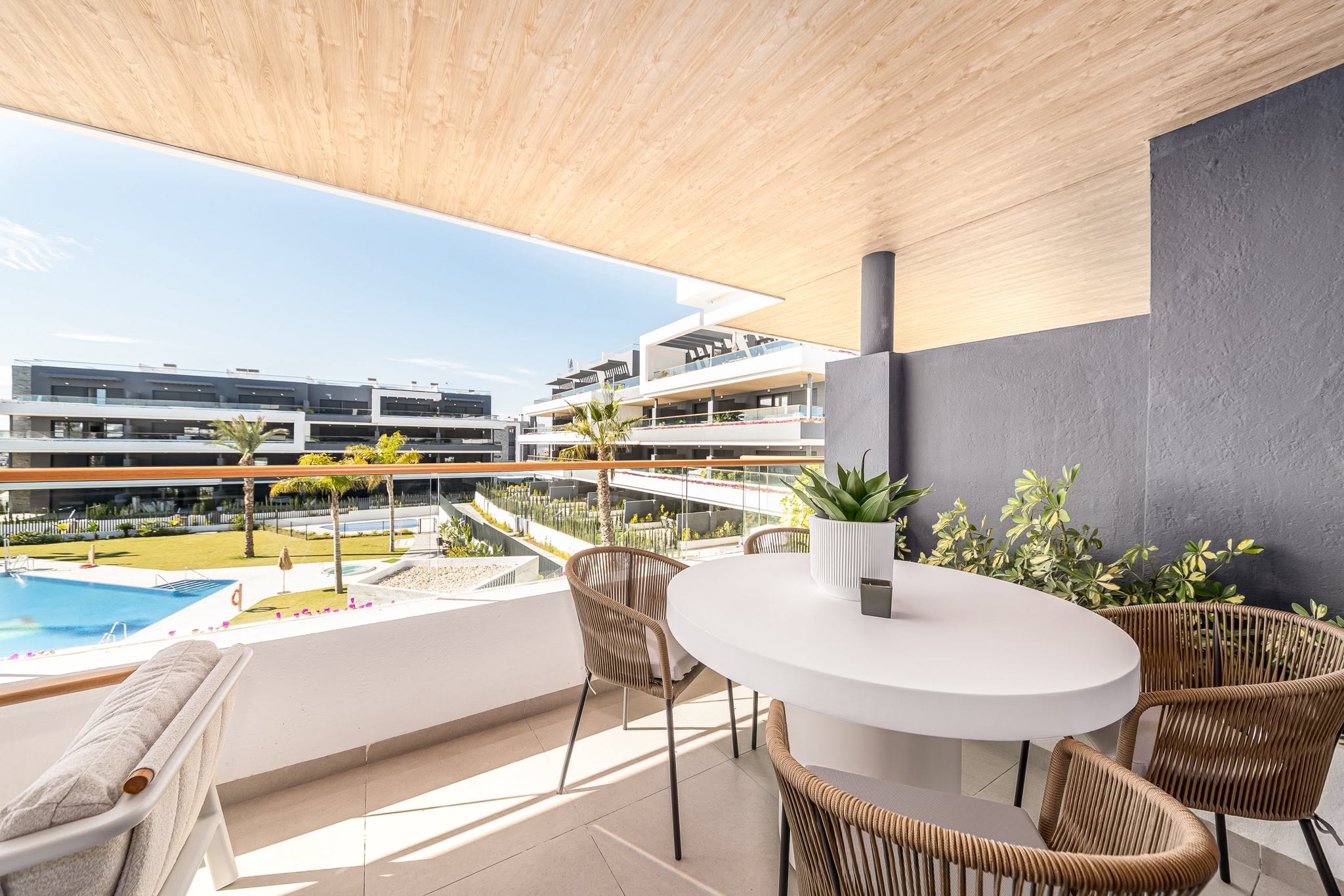 Lagoons Village by TM — terrace with pool view